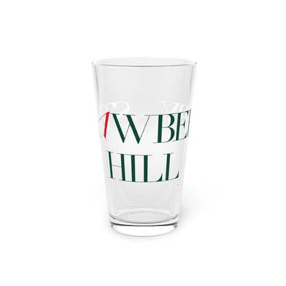 41 Tilt Strawberry Hill Pint Glass, 16oz
