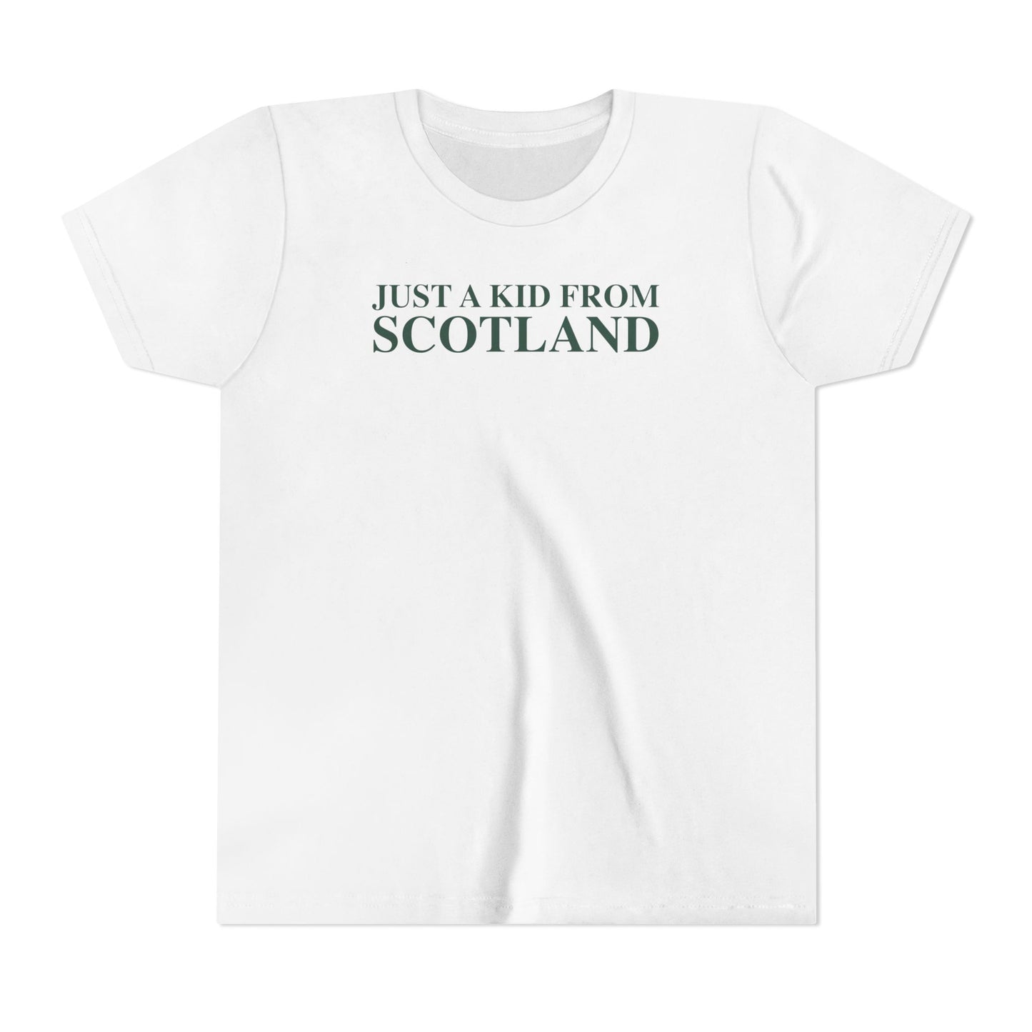 Just a kid from Scotland Youth Short Sleeve T-Shirt