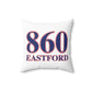 860 Eastford Red, White & Blue Spun Polyester Square Pillow