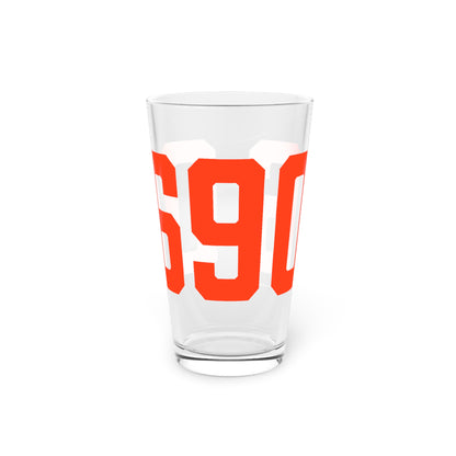 06906 Stamford Connecticut Zip Code Pint Glass, 16oz