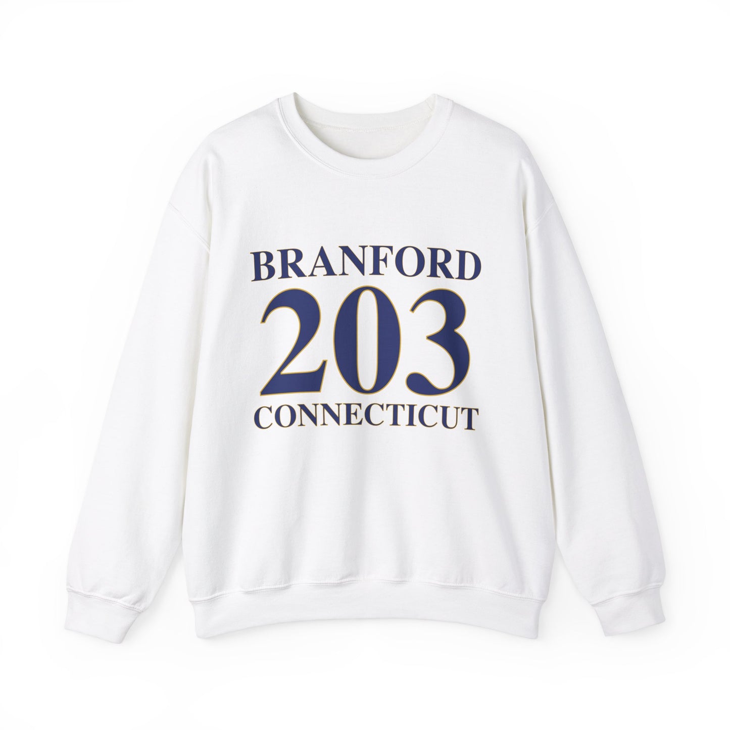 Branford 203 Connecticut Unisex Heavy Blend™ Crewneck Sweatshirt