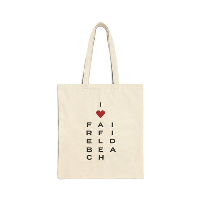 Fairfield Beach Vision Cotton Canvas Tote Bag