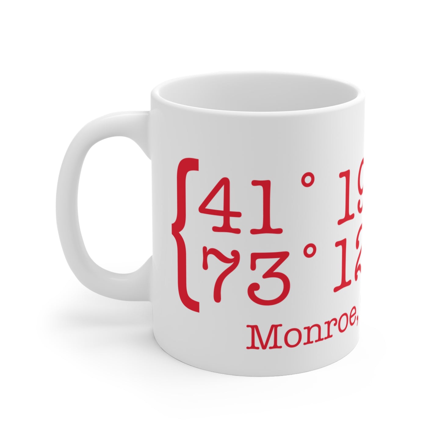 Monroe Coordinates Mug 11oz