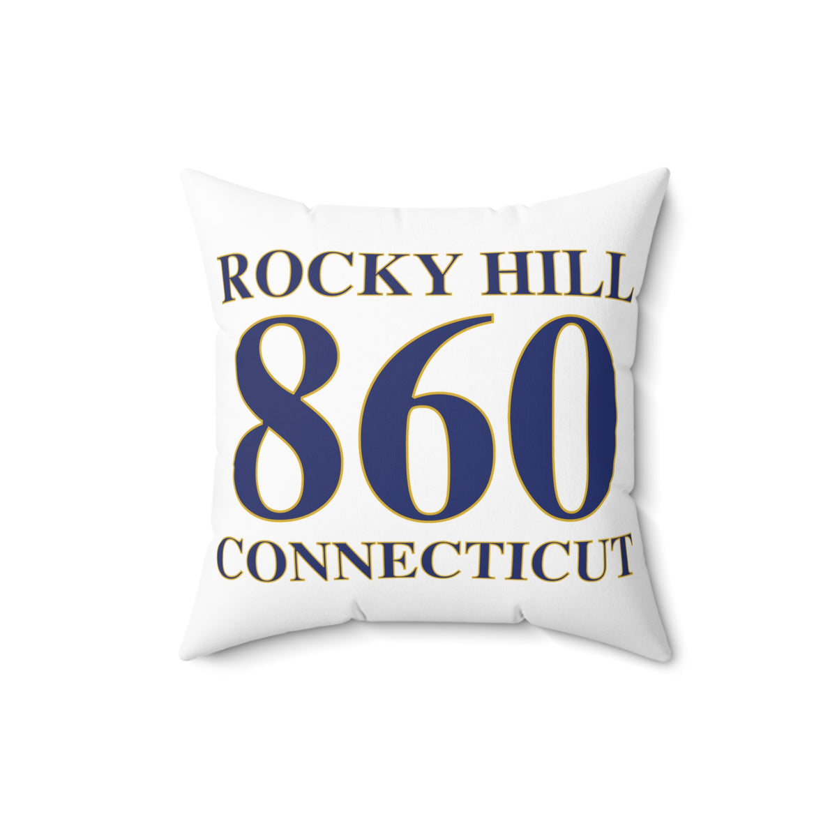 Rocky Hill 860 Connecticut Polyester Square Pillow