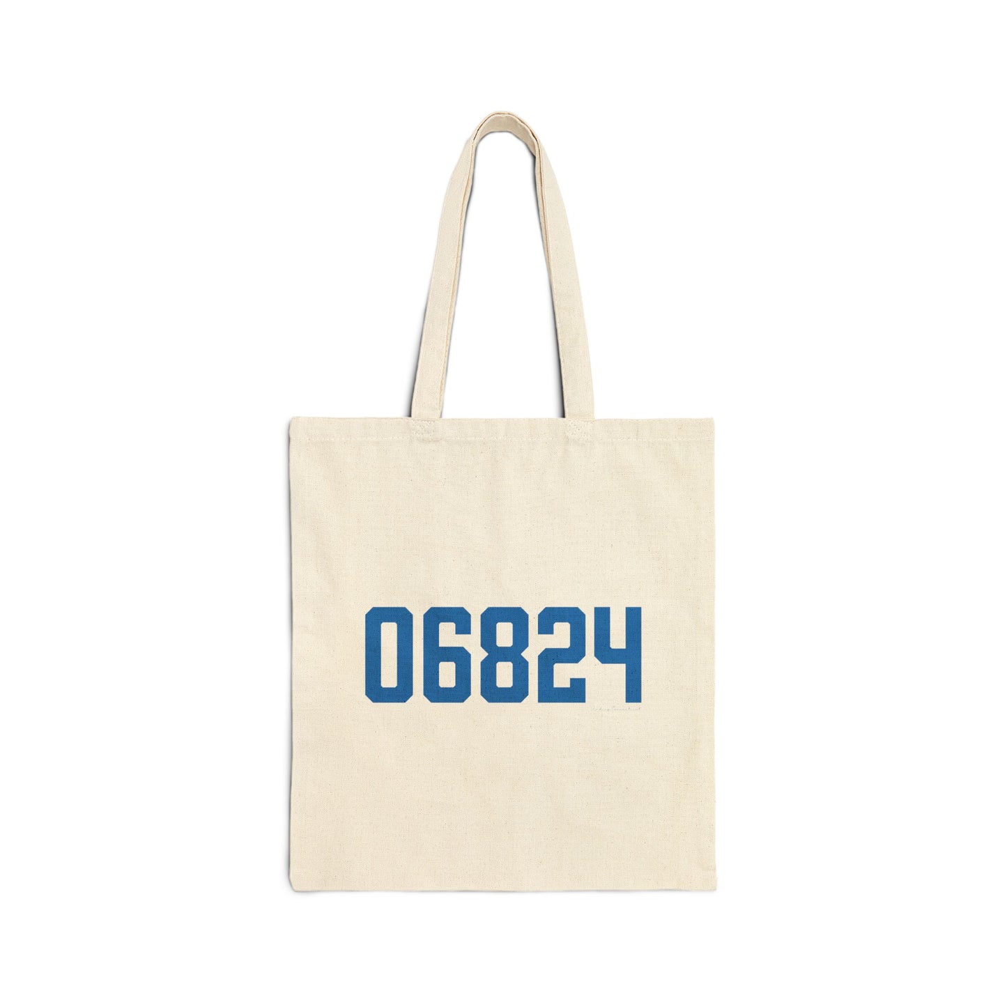 06824 Fairfield Connecticut Zip Code Cotton Canvas Tote Bag