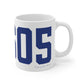 06605 Bridgeport Connecticut Zip Code Mug 11oz