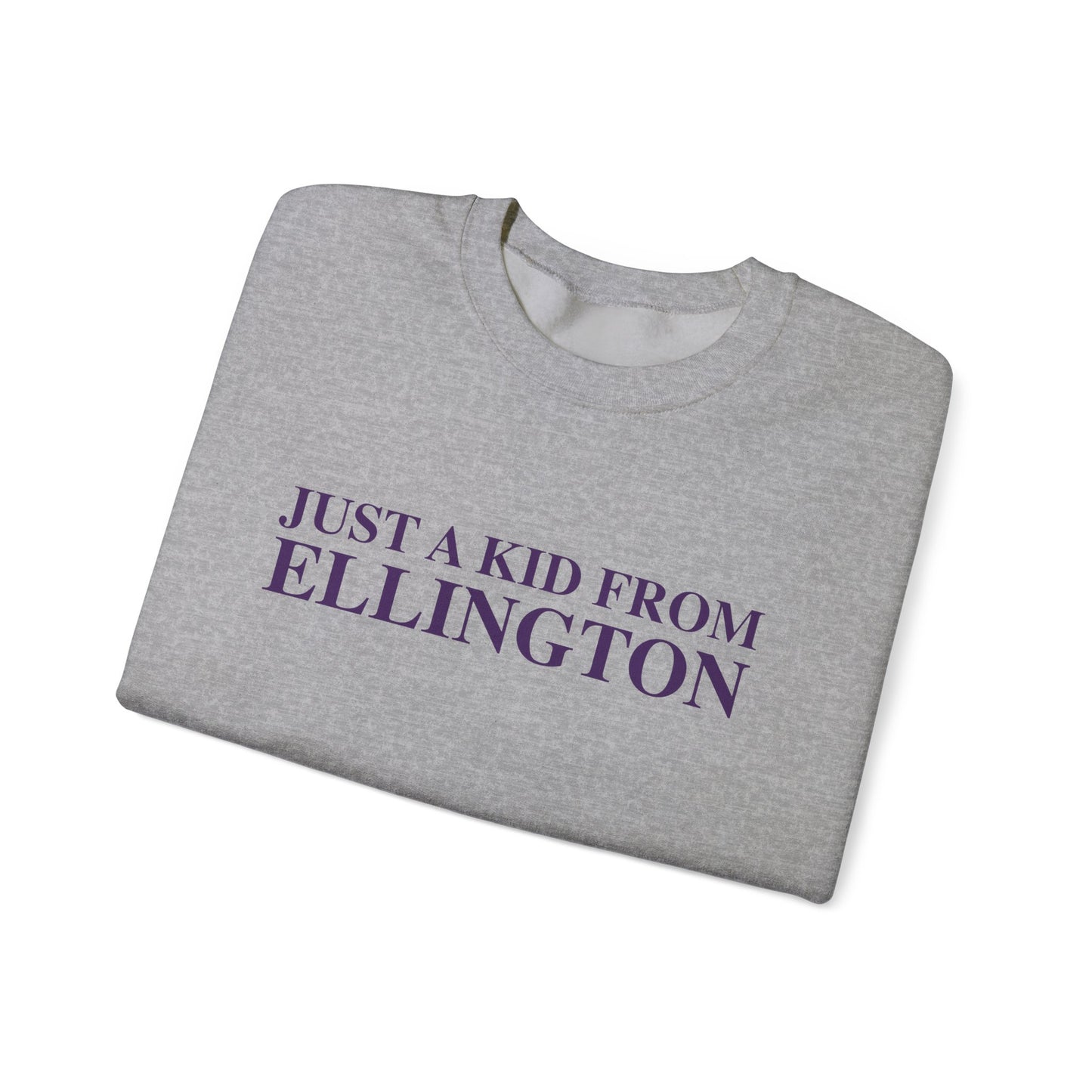 Just a kid from Ellington Unisex Heavy Blend™ Crewneck Sweatshirt
