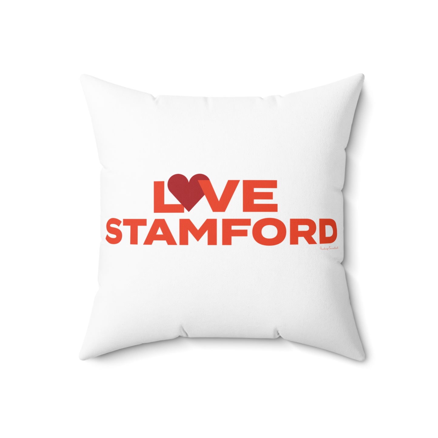 Love Stamford Spun Polyester Square Pillow
