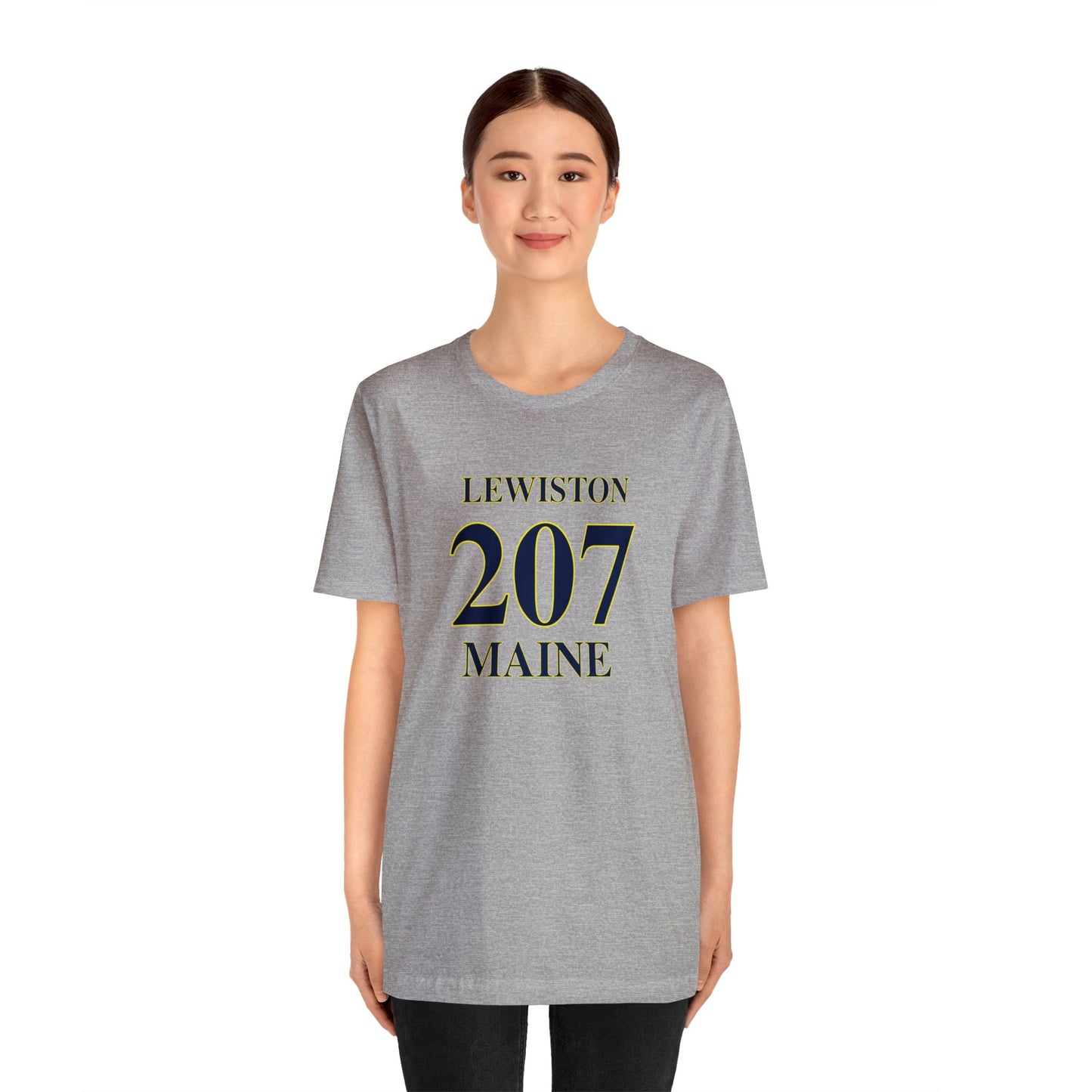 Lewiston 207 Maine Unisex Jersey Short Sleeve Tee