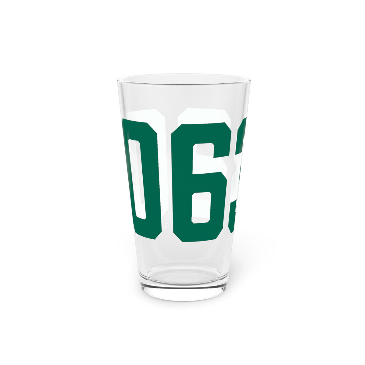 06320 New London Connecticut Zip Code Pint Glass, 16oz