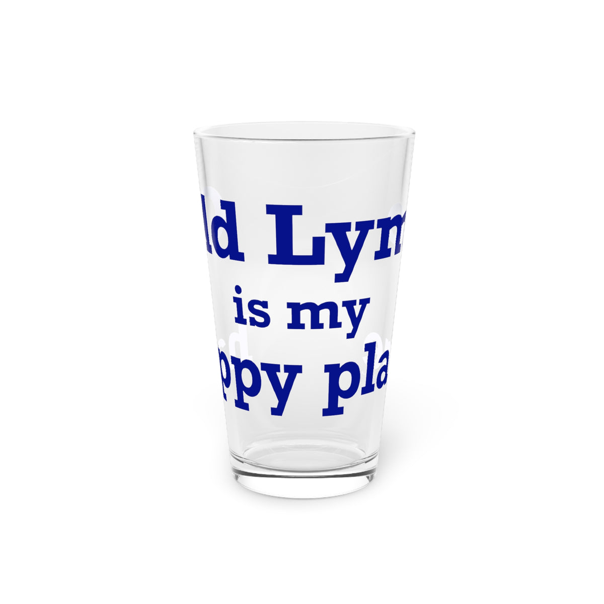 Old Lyme is My Happy Place Pint Glass, 16oz