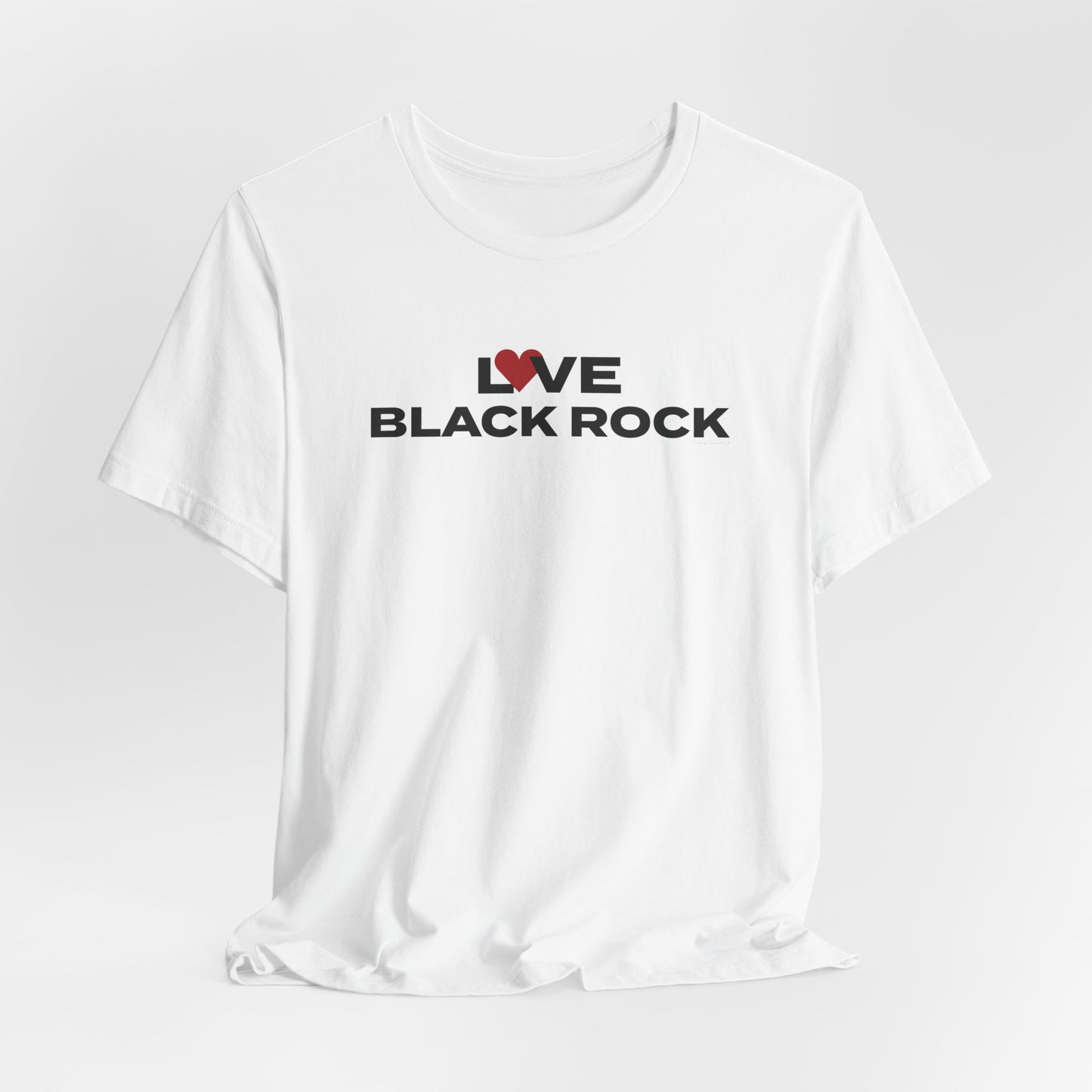 Love Black Rock Unisex Jersey Short Sleeve T-Shirt