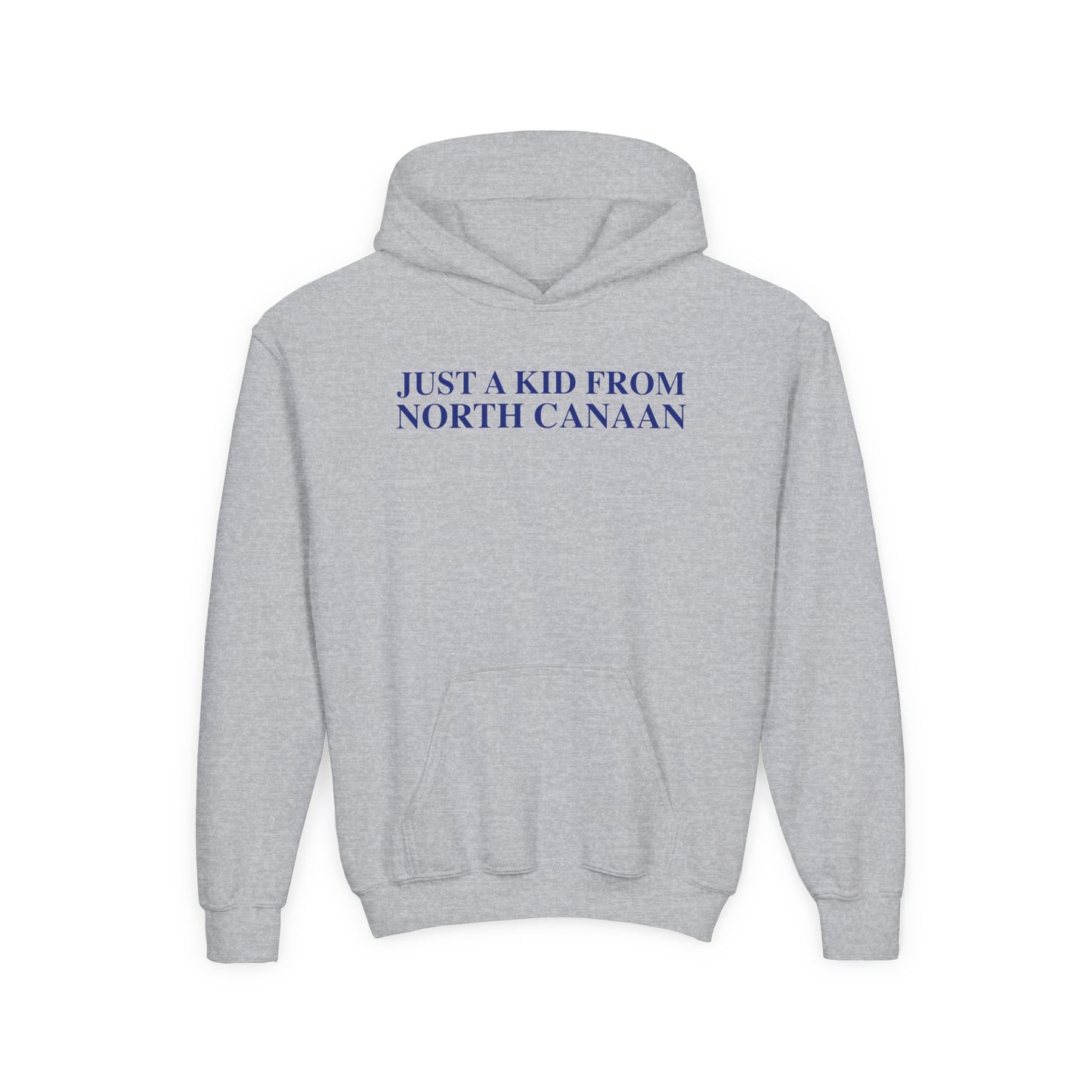 Just a kid from North Canaan Youth Heavy Blend Hooded Sweatshirt