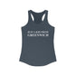 Just a kid from Greenwich Women's Ideal Racerback Tank Top