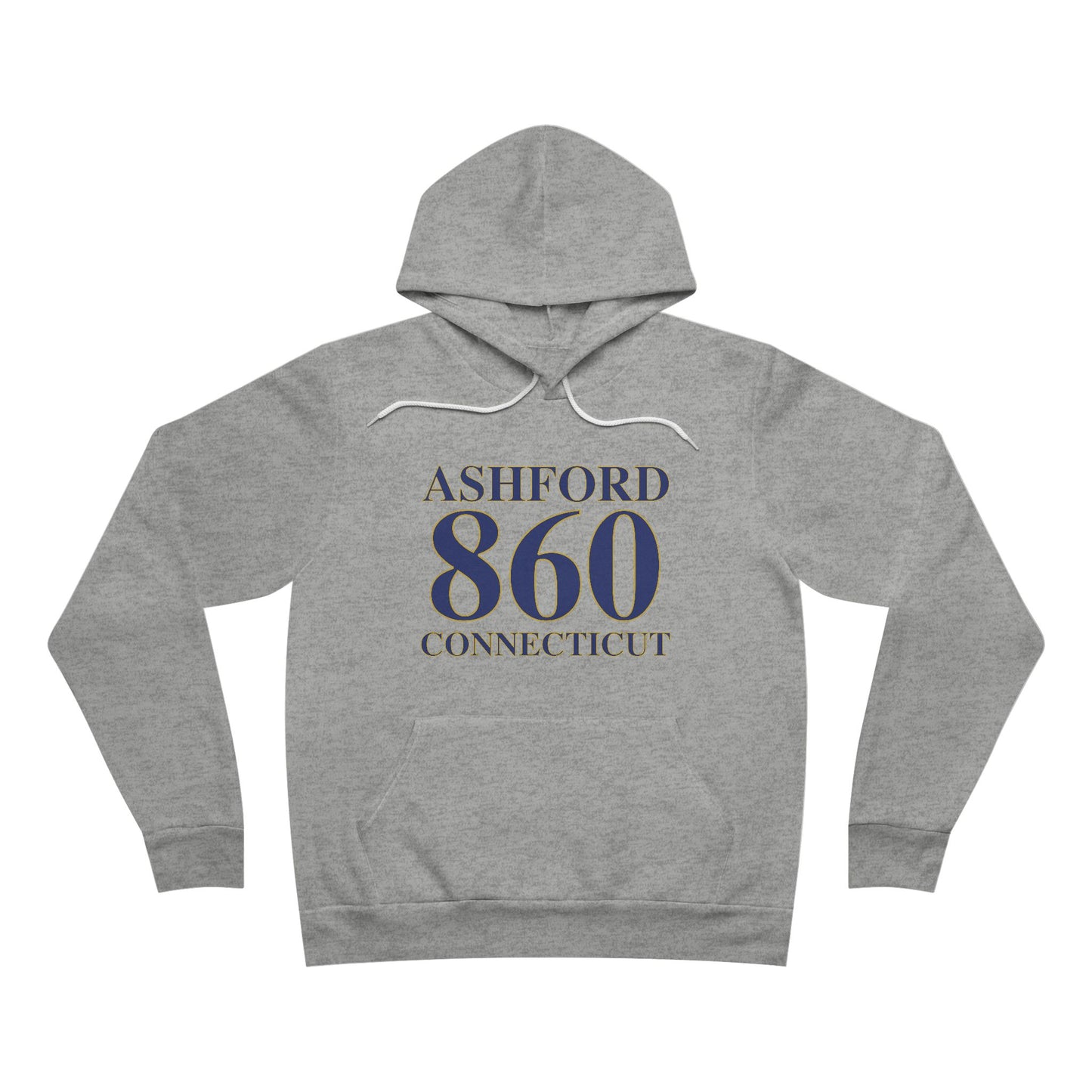 Ashford 860 Connecticut Unisex Sponge Fleece Pullover Hoodie