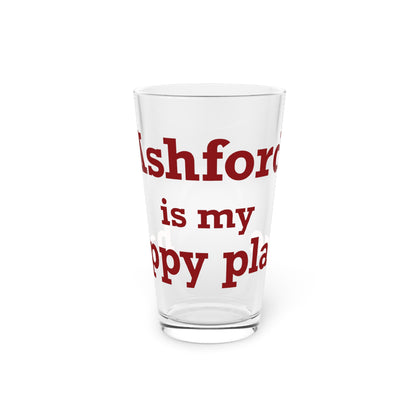 Ashford is My Happy Place Pint Glass, 16oz