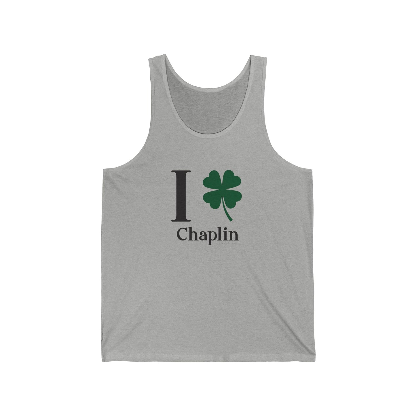 I Clover Chaplin Unisex Jersey Tank Top