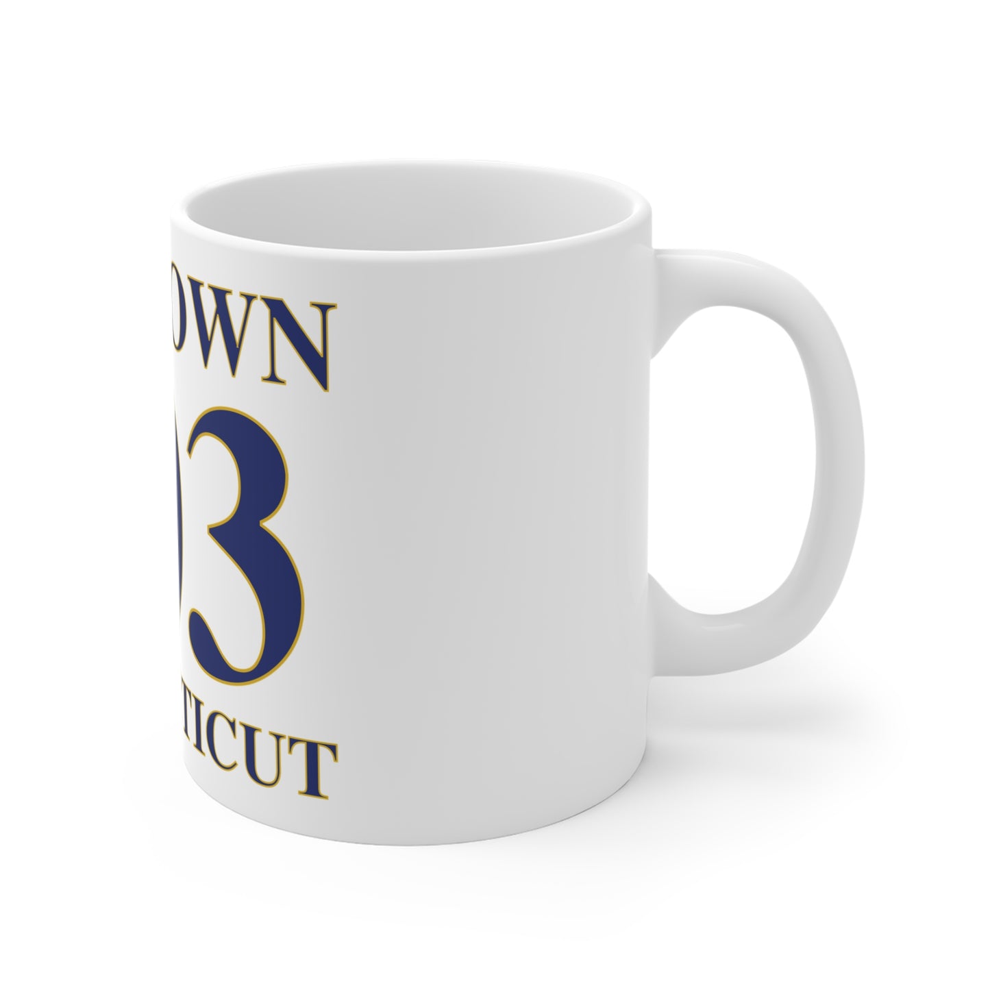 Newtown 203 Connecticut  Mug 11oz