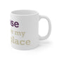 Goose Shows Are My Happy Place - Cream & Purple Mug 11oz