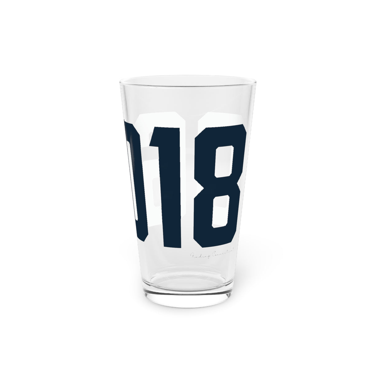 06018 Canaan Connecticut Zip Code Pint Glass, 16oz