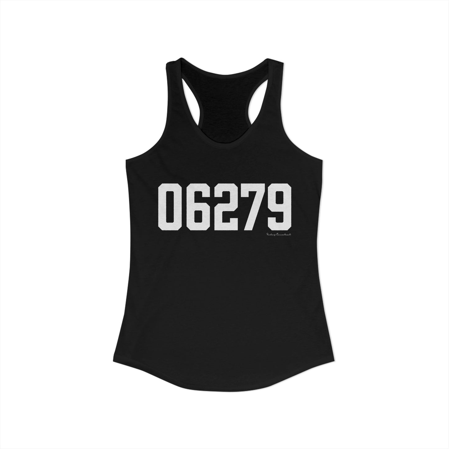 06279 Willington CT Zip Code Women's Ideal Racerback Tank Top