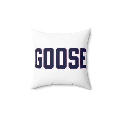 Goose Zip Code Blue & Purple Spun Polyester Square Pillow