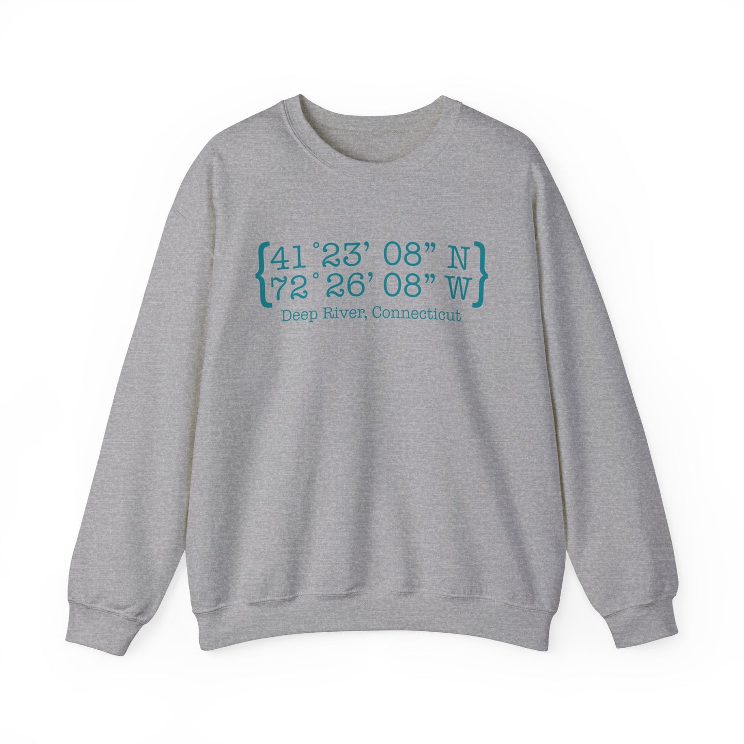 Deep River Coordinates  Unisex Heavy Blend™ Crewneck Sweatshirt