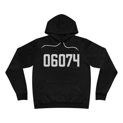 06074 - South Windsor CT Zip Code  Unisex Sponge Fleece Pullover Hoodie