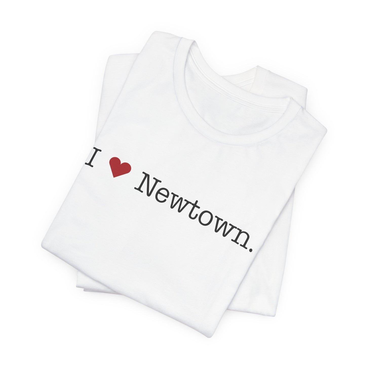 I Heart Newtown. Unisex Jersey Short Sleeve T-Shirt
