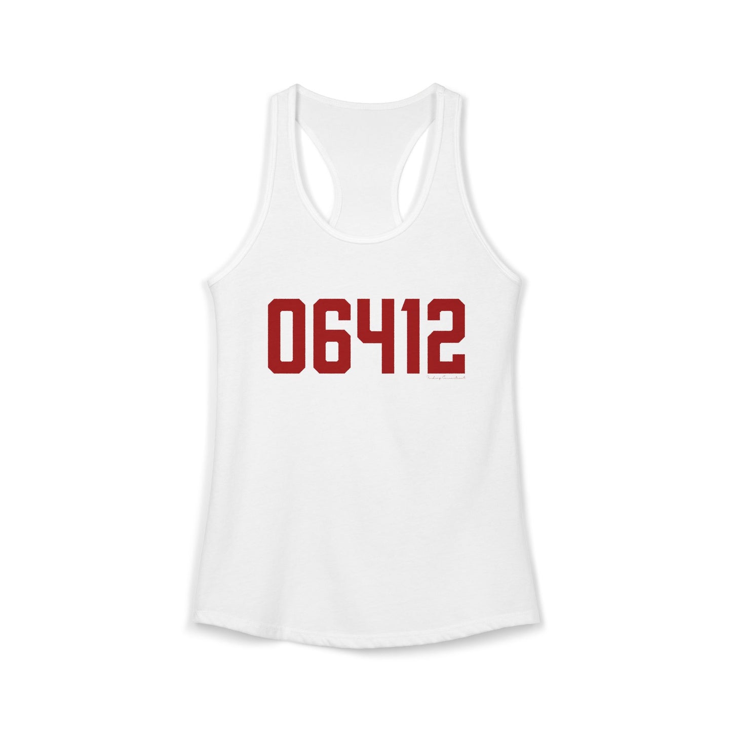06412 Chester Connecticut Zip Code Women's Ideal Racerback Tank Top