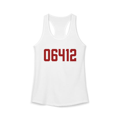 06412 Chester Connecticut Zip Code Women's Ideal Racerback Tank Top
