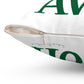 I Clover Avon Spun Polyester Square Pillow