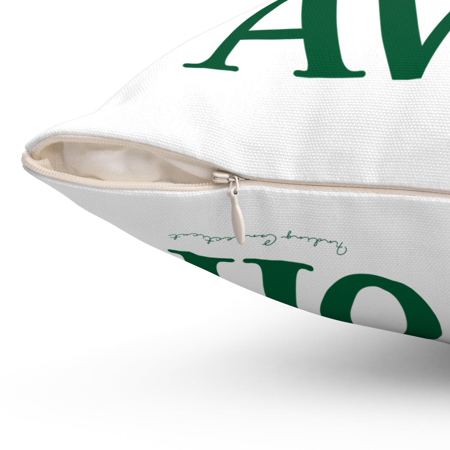 I Clover Avon Spun Polyester Square Pillow