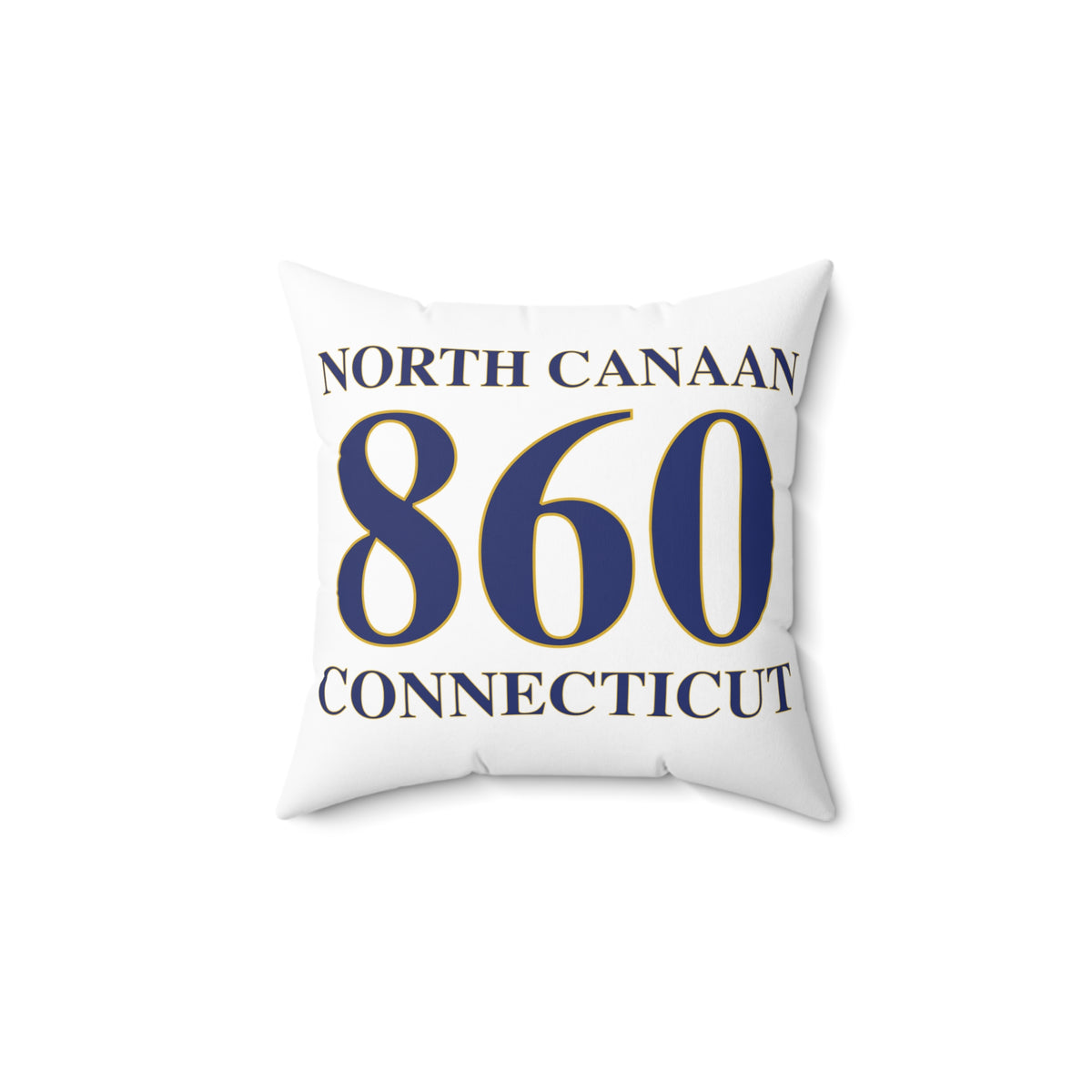 North Canaan 860 Connecticut Polyester Square Pillow