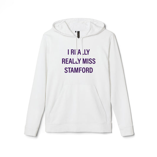 I Really Really Miss Stamford adidas Unisex Fleece Hoodie