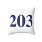 203 Spun Polyester Square Pillow