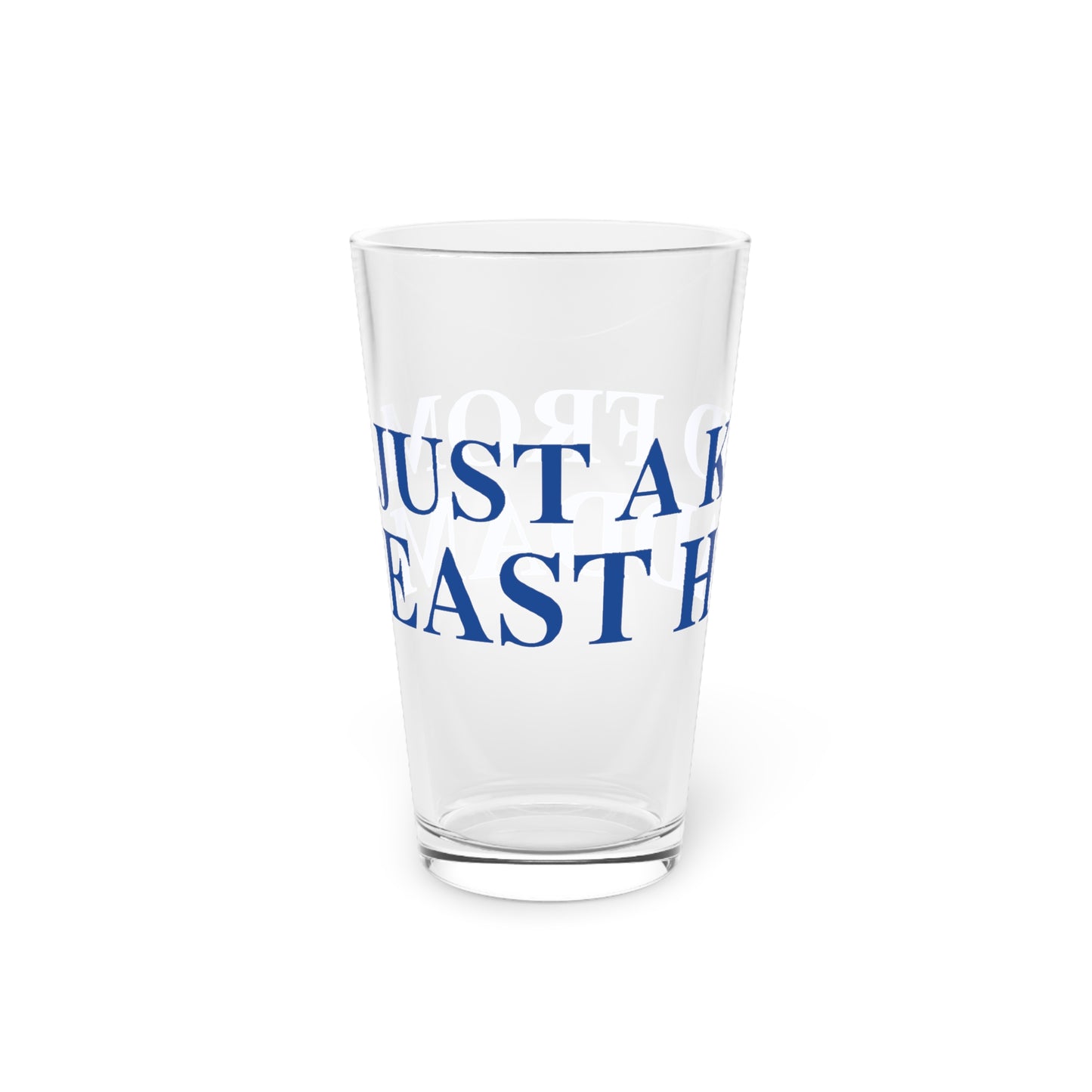 Just a kid from East Haddam Pint Glass, 16oz
