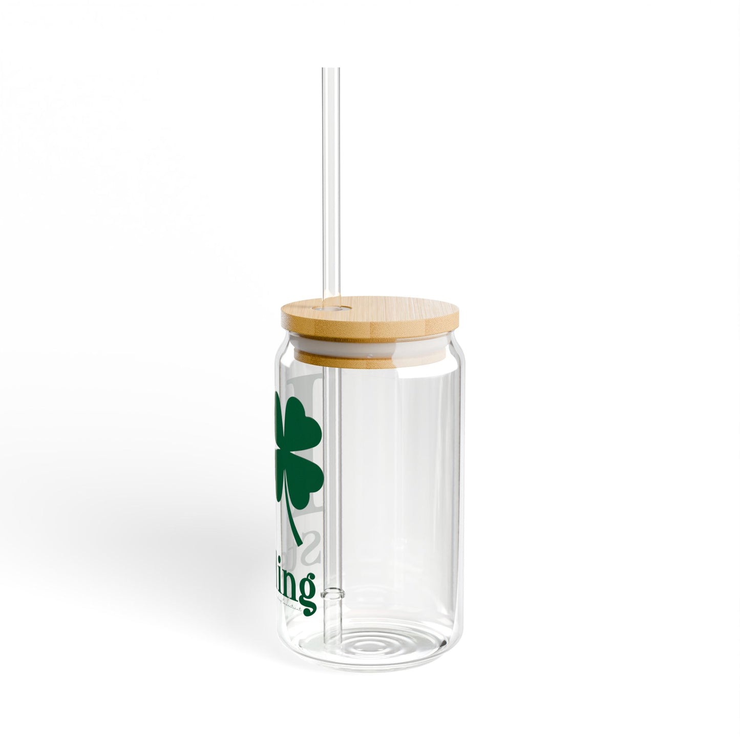 I Clover Sterling Sipper Glass, 16oz