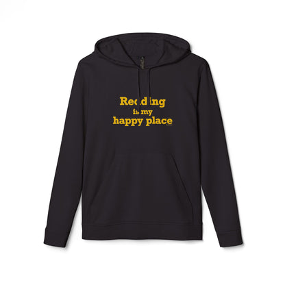 Redding Is My Happy Place adidas Unisex Fleece Hoodie
