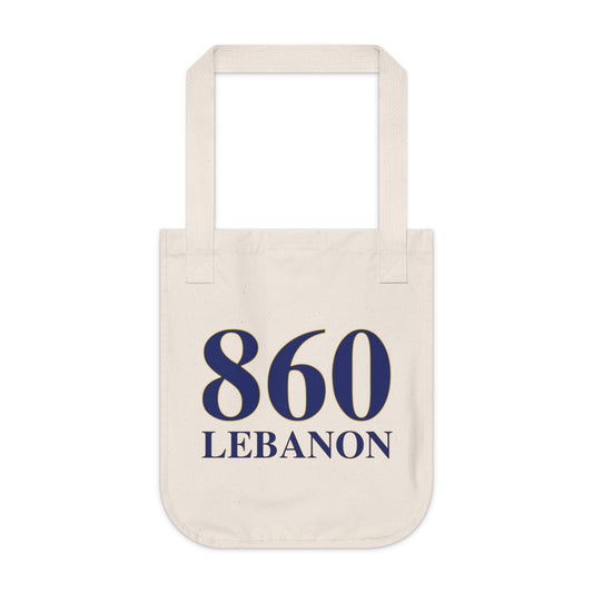 860 Lebanon Organic Canvas Tote Bag