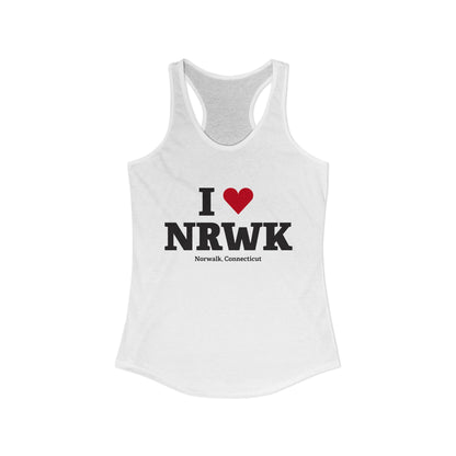 I Heart NRWK Women's Ideal Racerback Tank Top
