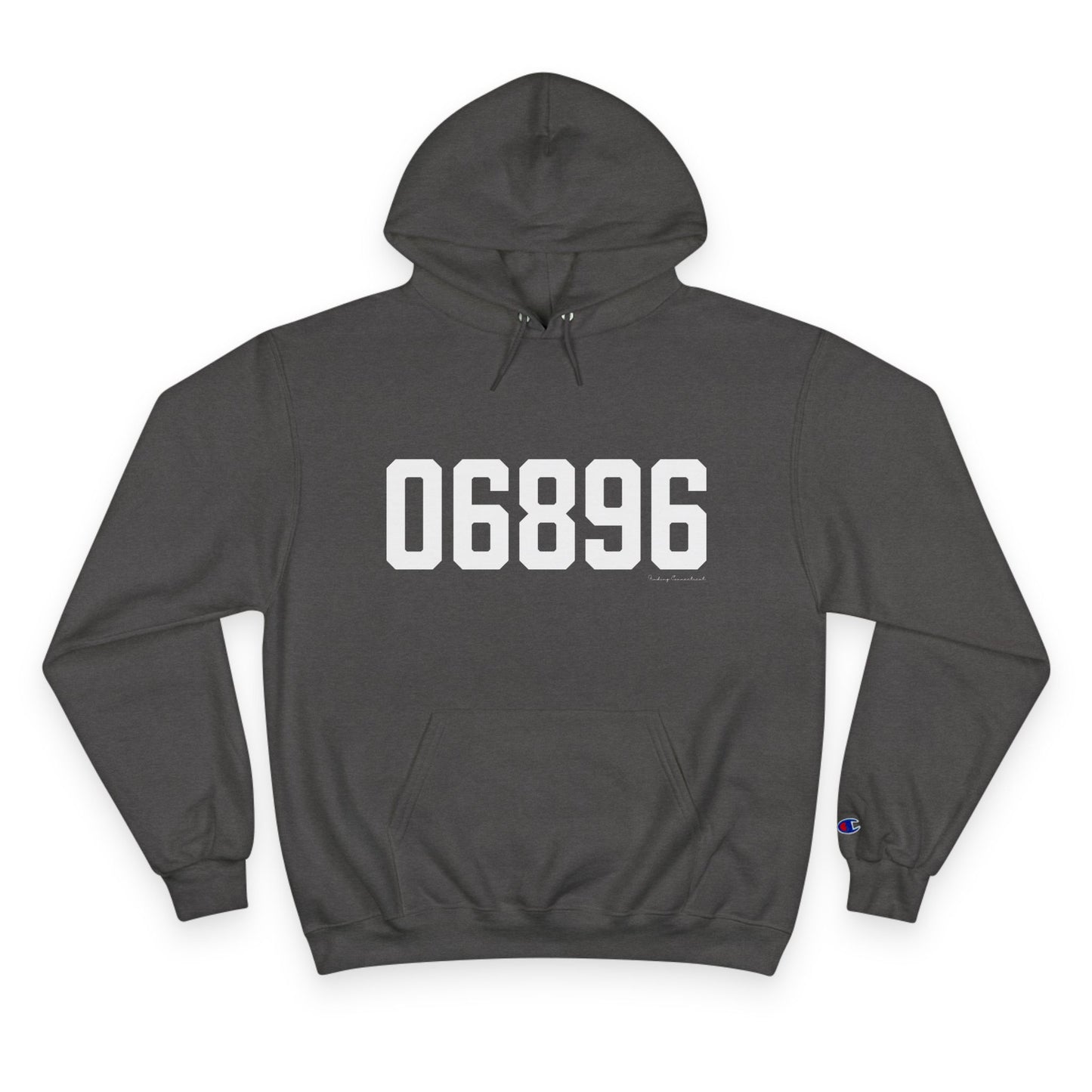 06896 Redding Connecticut Zip Code Champion Hoodie Sweatshirt