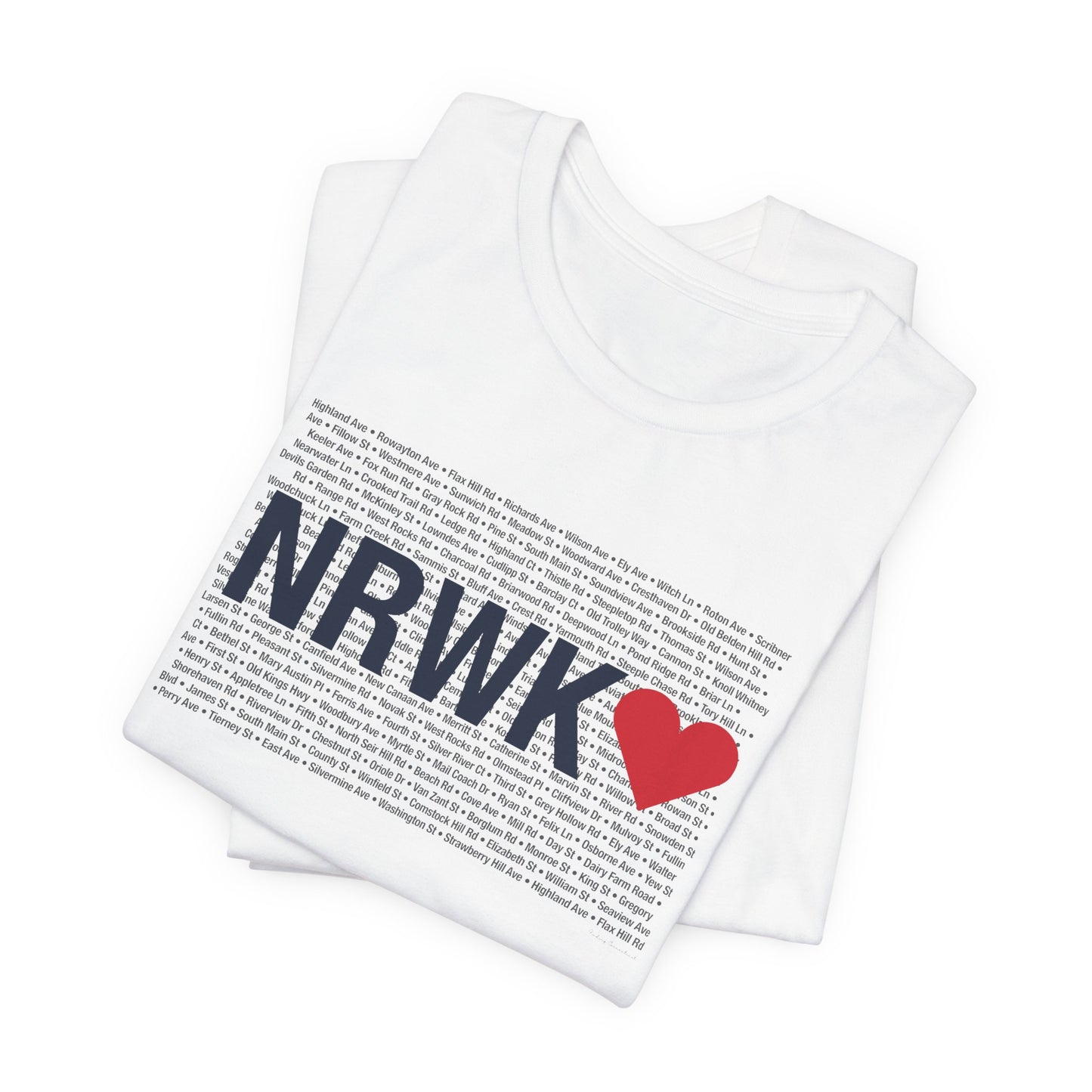 Norwalk Love Unisex Jersey Short Sleeve T-Shirt