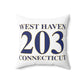 West Haven 203 Connecticut Polyester Square Pillow