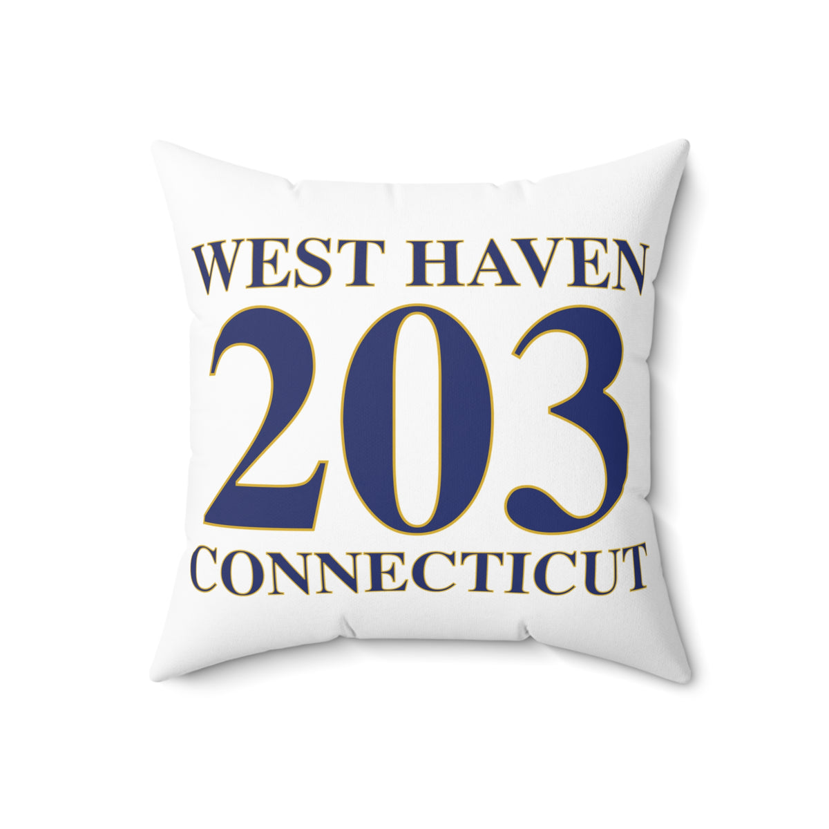 West Haven 203 Connecticut Polyester Square Pillow