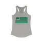 Old Lyme Connecticut St. Patrick’s Day Flag Women's Ideal Racerback Tank Top