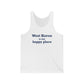 West Haven Is My Happy Place Unisex Jersey Tank Top