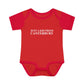 Just a kid from Canterbury Infant Baby Rib Bodysuit