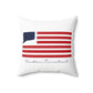 Windham Connecticut Flag Spun Polyester Square Pillow