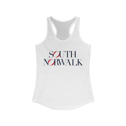 41 Tilt South Norwalk Women's Ideal Racerback Tank Top